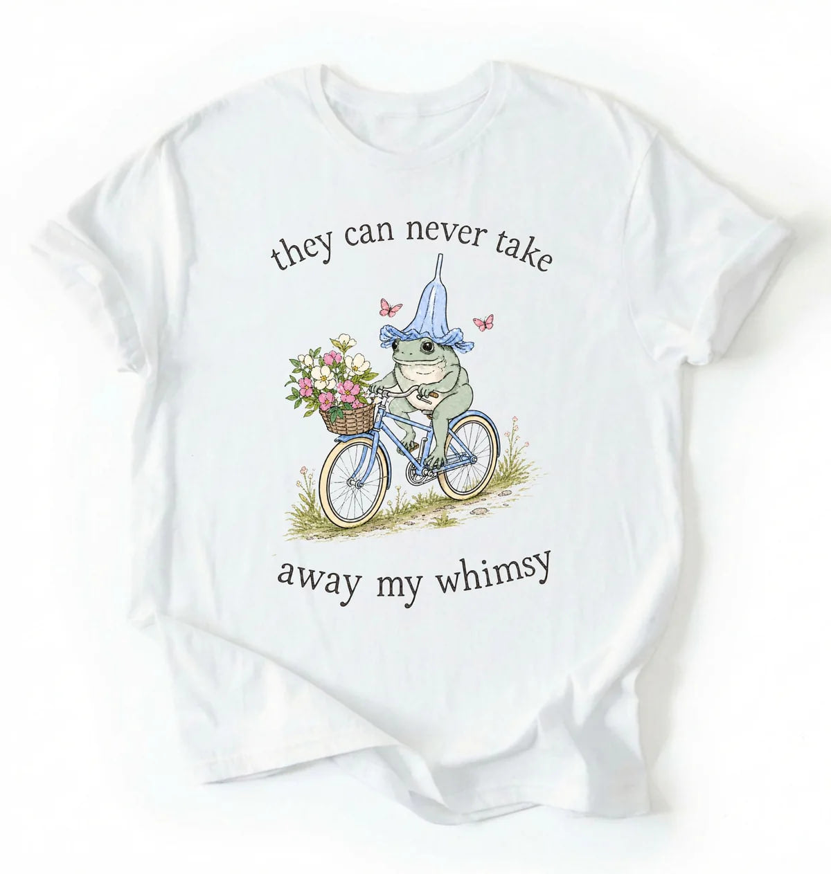 They Can Never Take Away My Whimsy Frog Shirt | Cottagecore Frogcore Gift