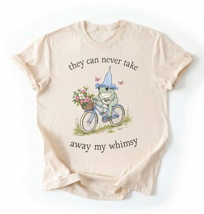 They Can Never Take Away My Whimsy Frog Shirt | Cottagecore Frogcore Gift