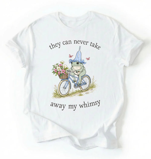 They Can Never Take Away My Whimsy Frog Shirt | Cottagecore Frogcore Gift