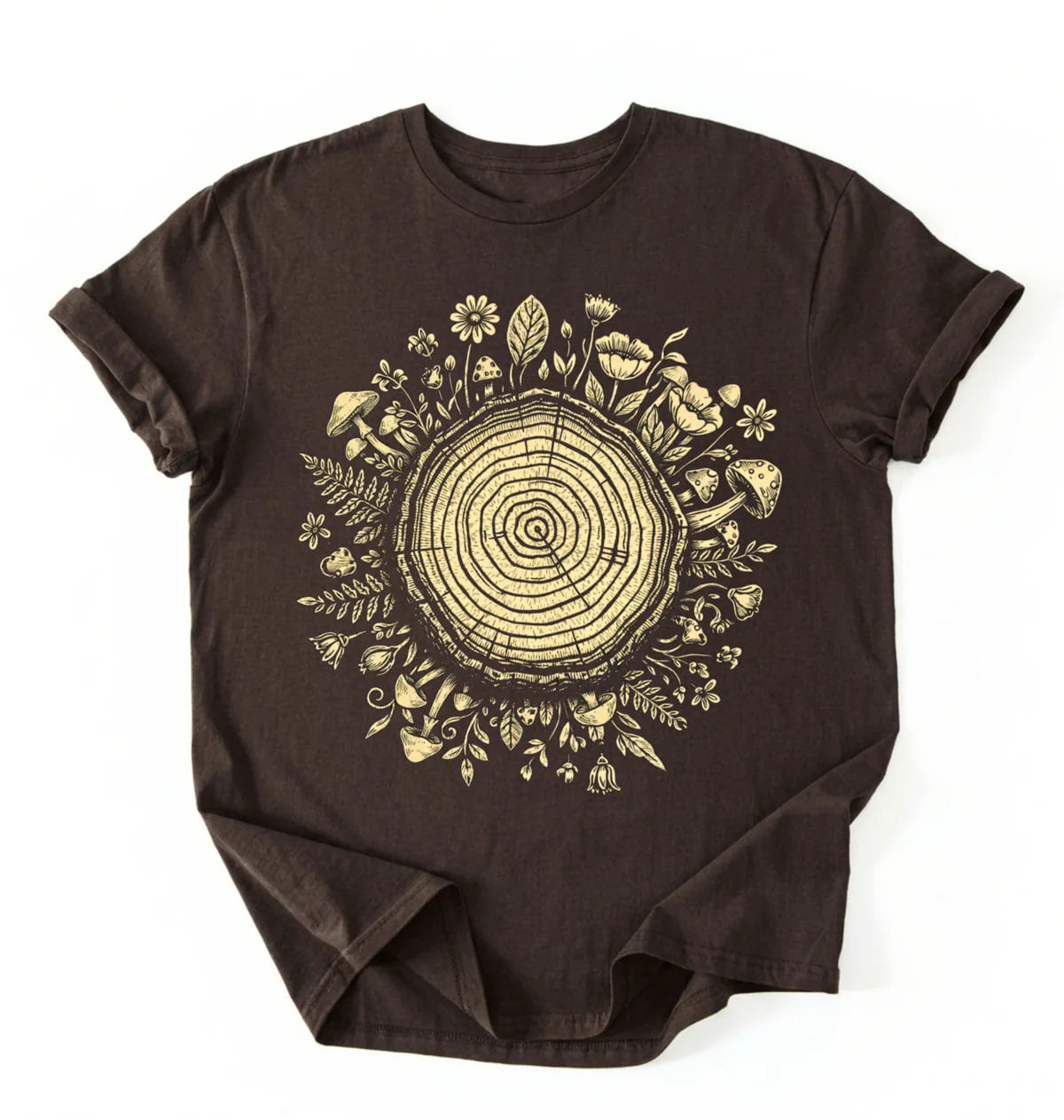 Tree Rings Nature Shirt | Forest Lover Gift