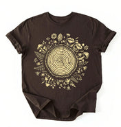 Tree Rings Nature Shirt | Forest Lover Gift