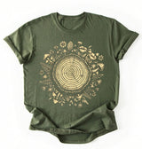 Tree Rings Nature Shirt | Forest Lover Gift