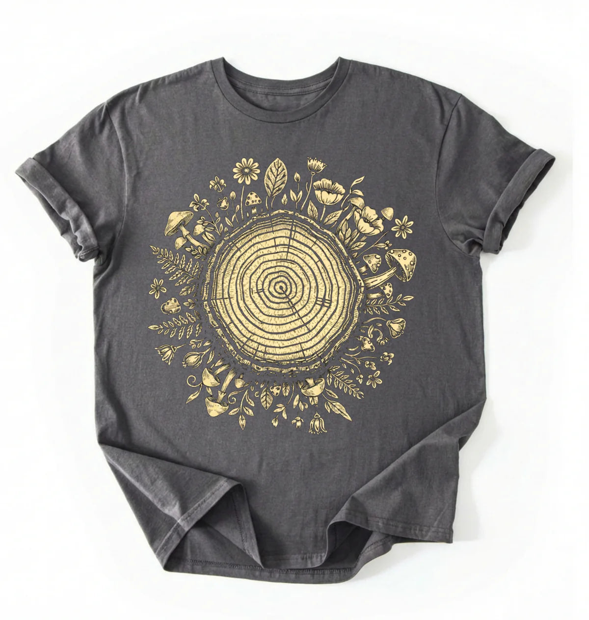 Tree Rings Nature Shirt | Forest Lover Gift