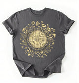 Tree Rings Nature Shirt | Forest Lover Gift