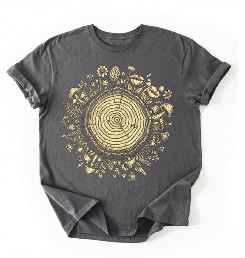 Tree Rings Nature Shirt | Forest Lover Gift