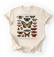 Vintage Butterfly Chart T-Shirt | Nature Lover Butterfly Gift